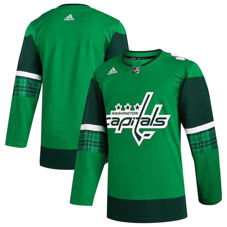 Men Washington Capitals adidas Kelly Green 2023 St. Patricks Day Primegreen Authentic NHL Jersey->women nhl jersey->Women Jersey